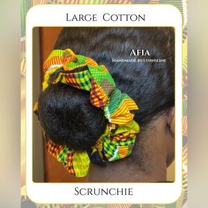 Afia Cotton Scrunchie